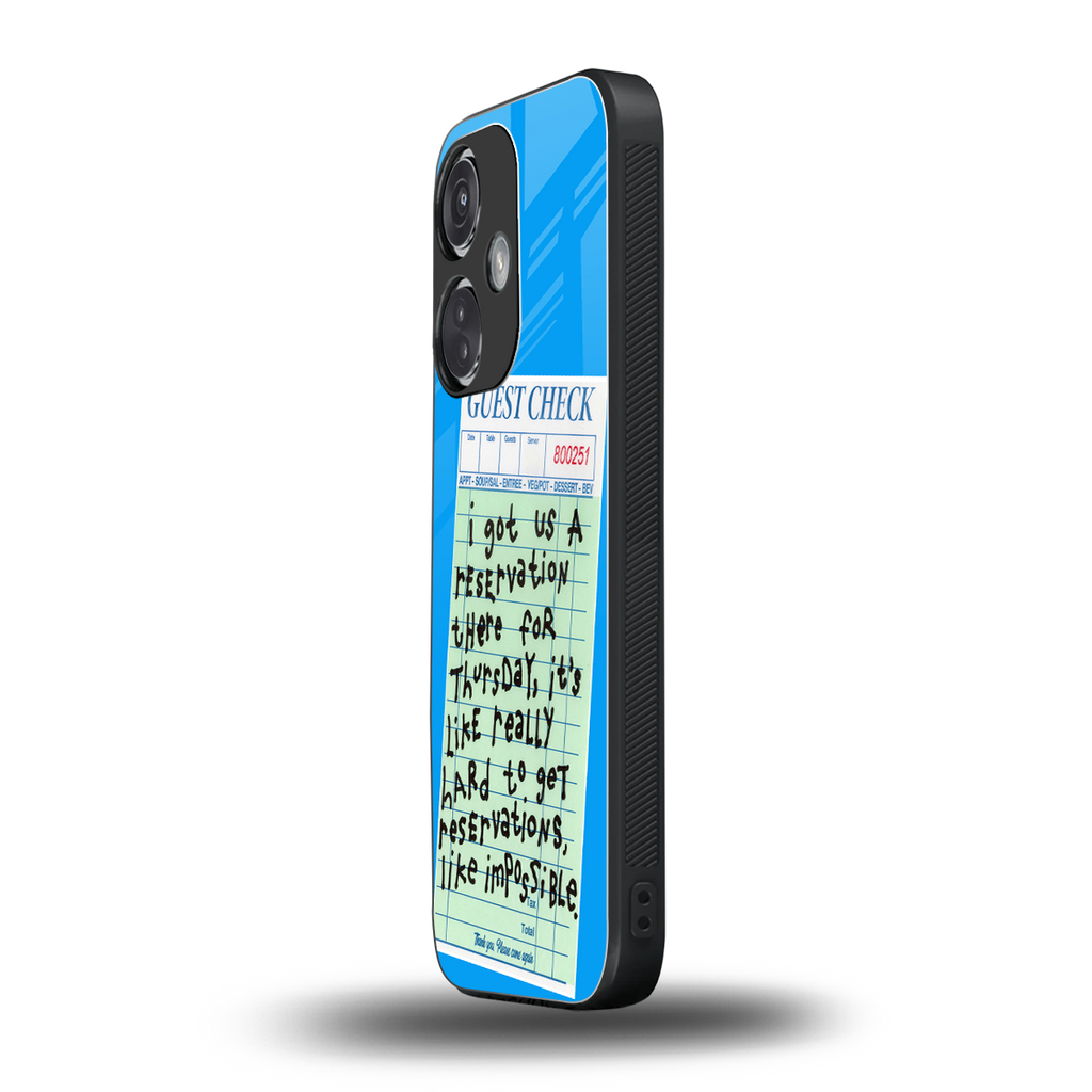 the reservation back phone cover | glass case for oneplus nord ce 3