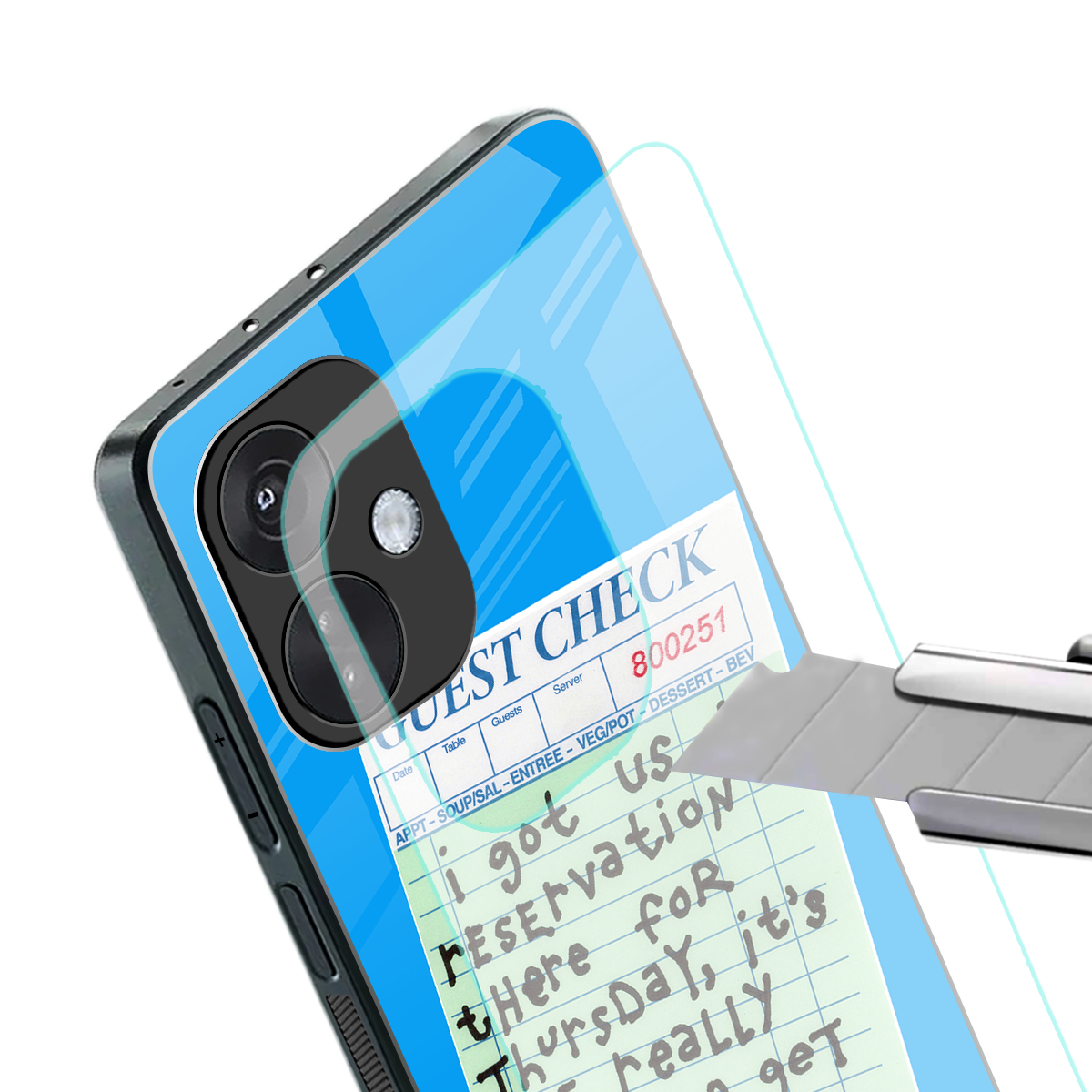 the reservation back phone cover | glass case for oneplus nord ce 3