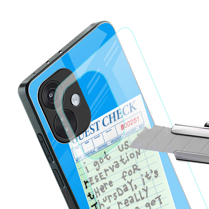 the reservation back phone cover | glass case for oneplus nord ce 3