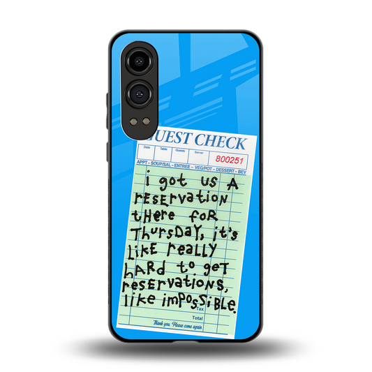 the reservation back phone cover | glass case for oneplus nord ce 4 lite