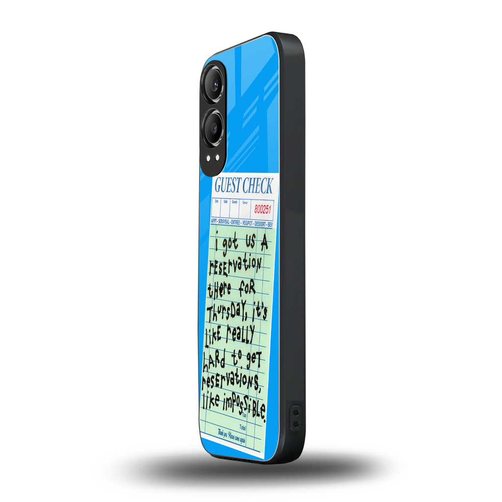 the reservation back phone cover | glass case for oneplus nord ce 4 lite
