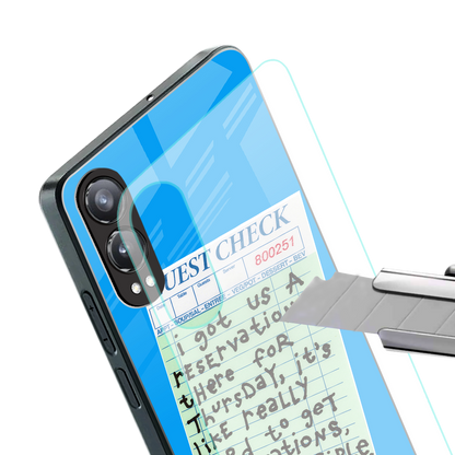 the reservation back phone cover | glass case for oneplus nord ce 4 lite