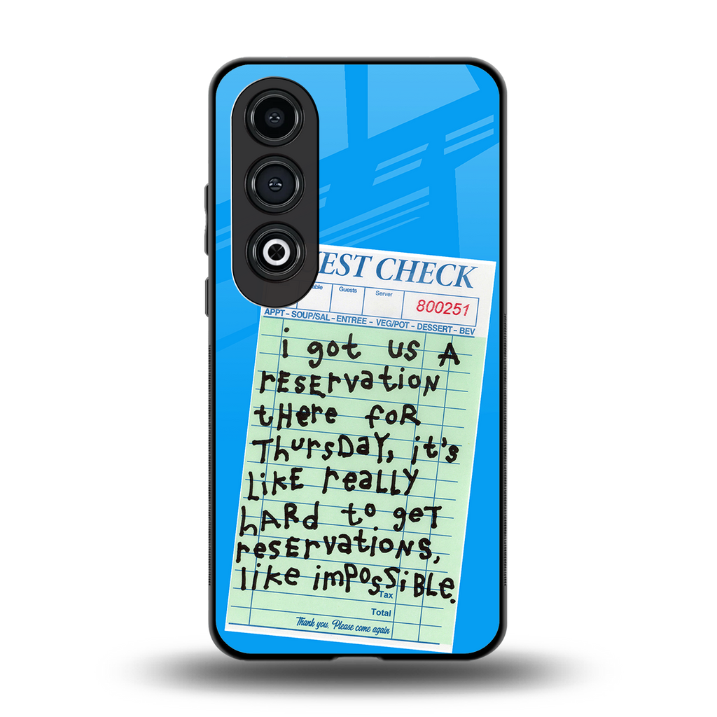 the reservation back phone cover | glass case for oneplus nord ce 4