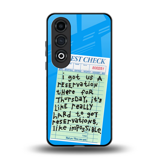 the reservation back phone cover | glass case for oneplus nord ce 4
