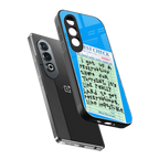 the reservation back phone cover | glass case for oneplus nord ce 4