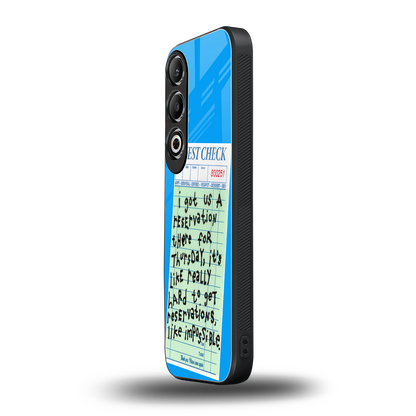 the reservation back phone cover | glass case for oneplus nord ce 4
