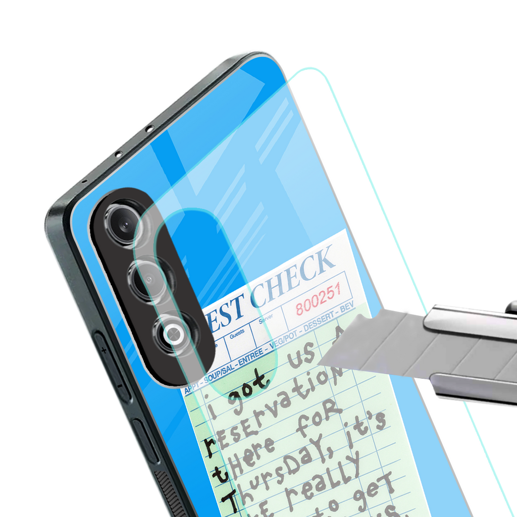 the reservation back phone cover | glass case for oneplus nord ce 4