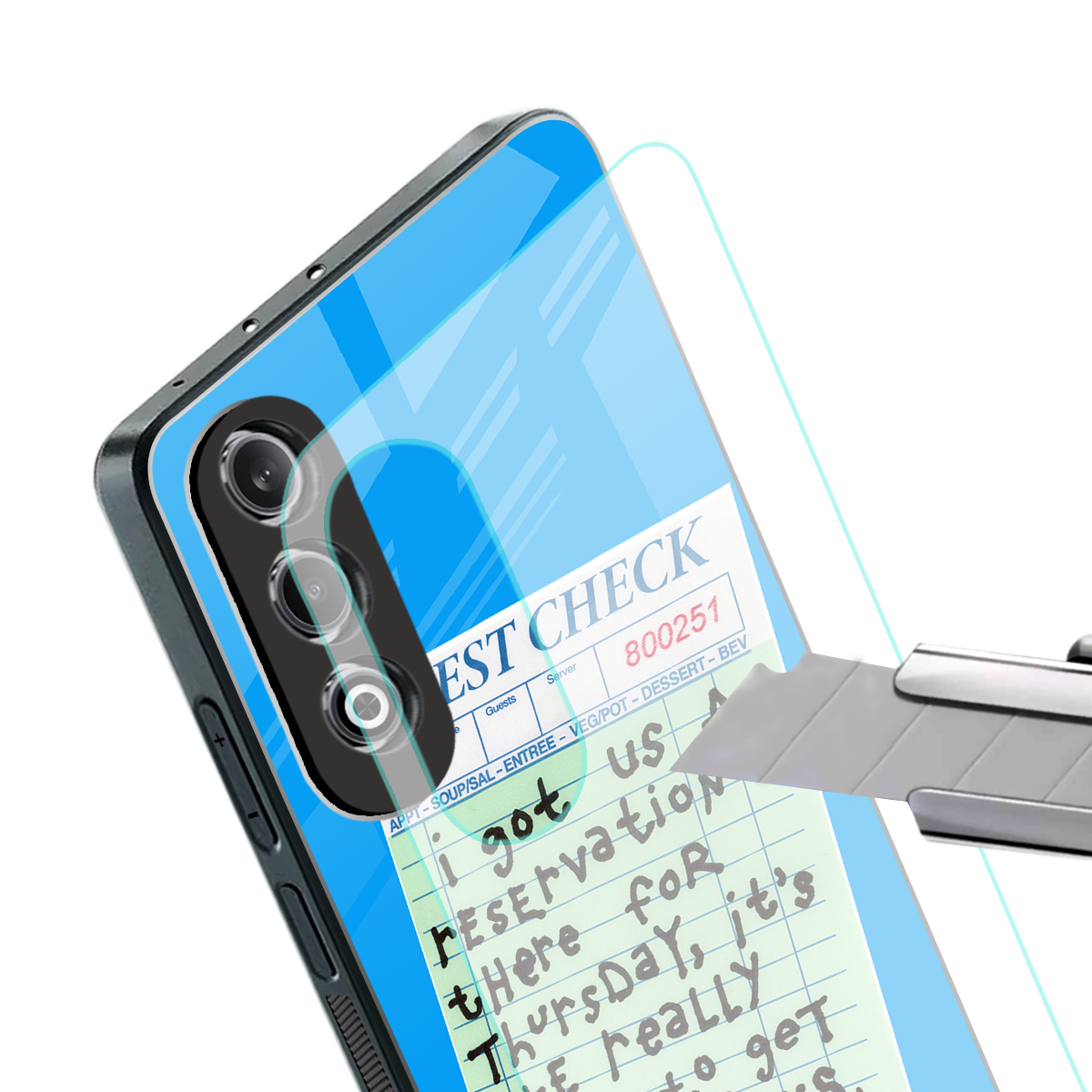 the reservation back phone cover | glass case for oneplus nord ce 4