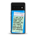 the reservation back phone cover | glass case for google pixel 6 pro