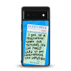the reservation back phone cover | glass case for google pixel 6