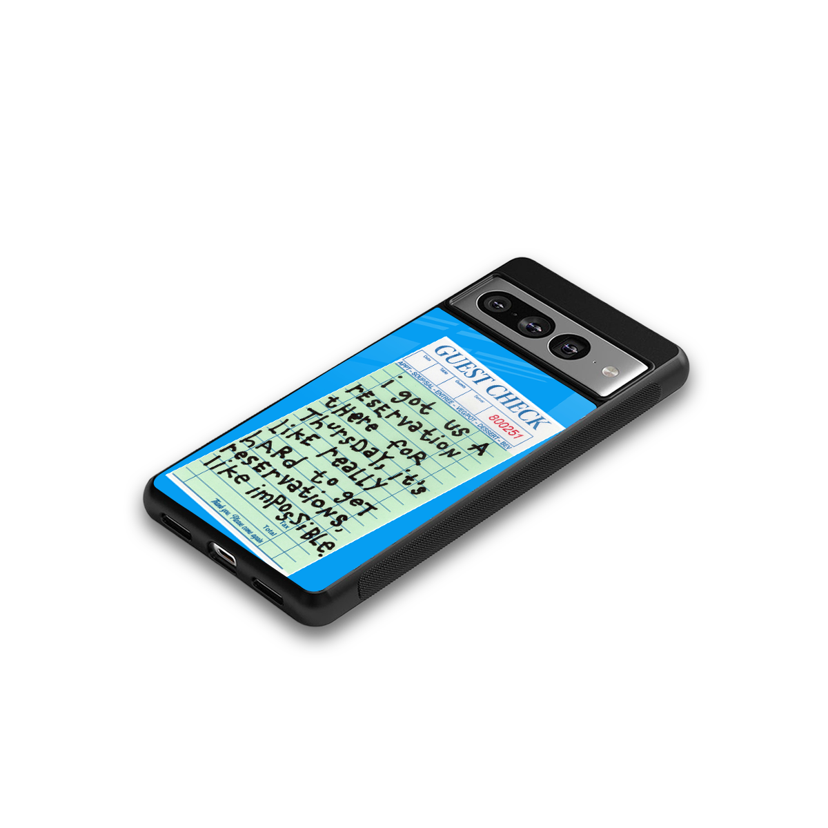the reservation back phone cover | glass case for google pixel 7 pro