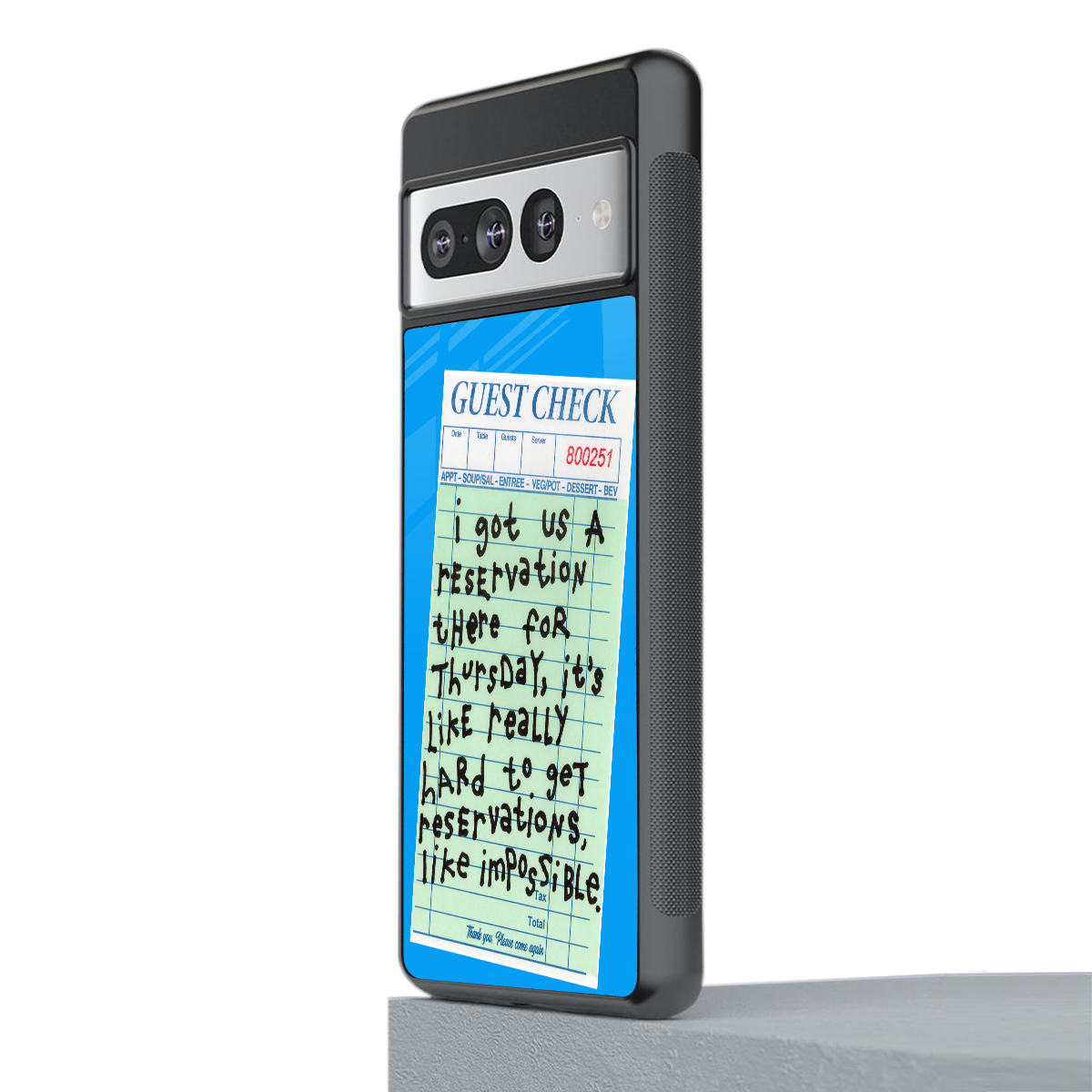 the reservation back phone cover | glass case for google pixel 7 pro