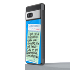 the reservation back phone cover | glass case for Google Pixel 7
