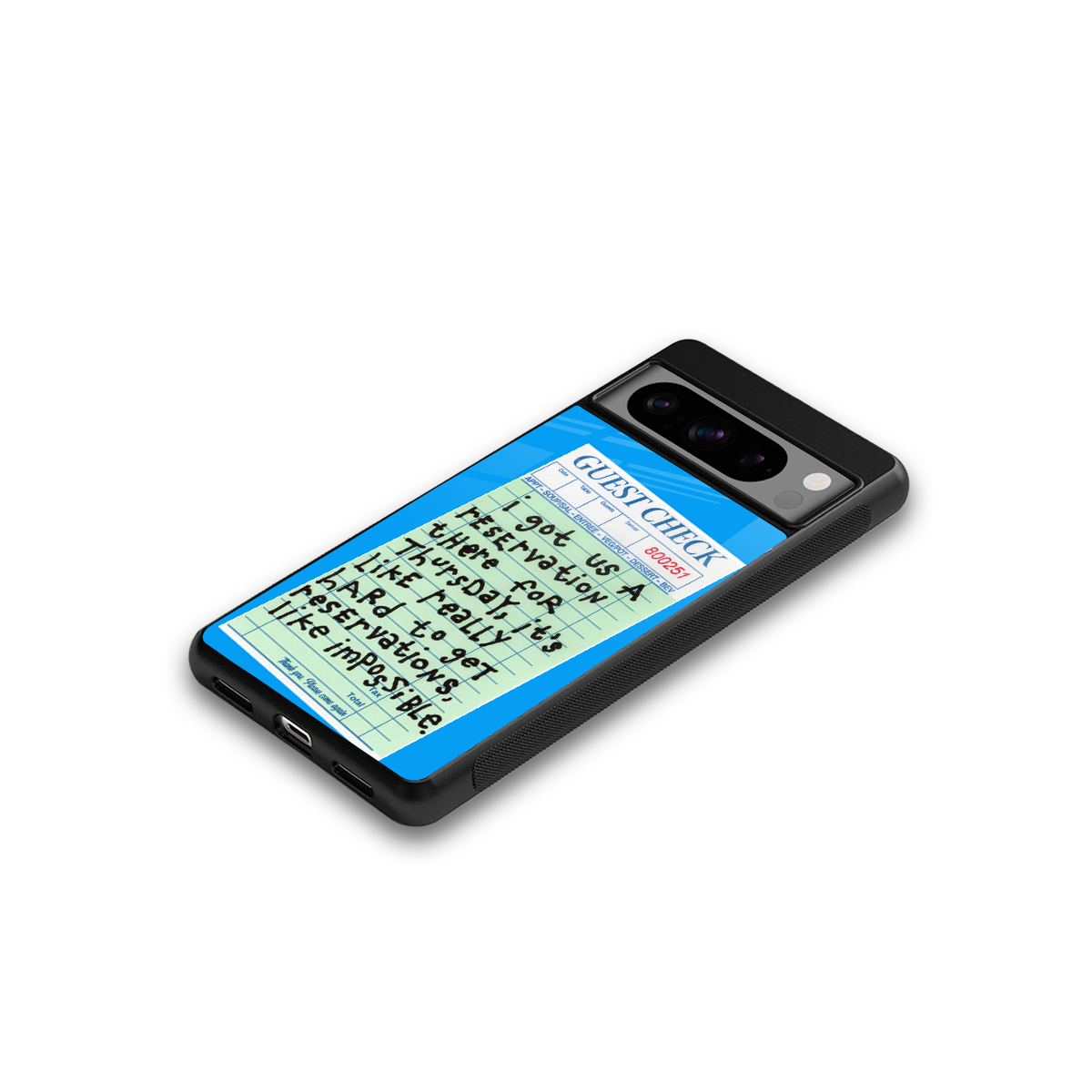 the reservation back phone cover | glass case for google pixel 8 pro