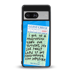 the reservation back phone cover | glass case for Google Pixel 8