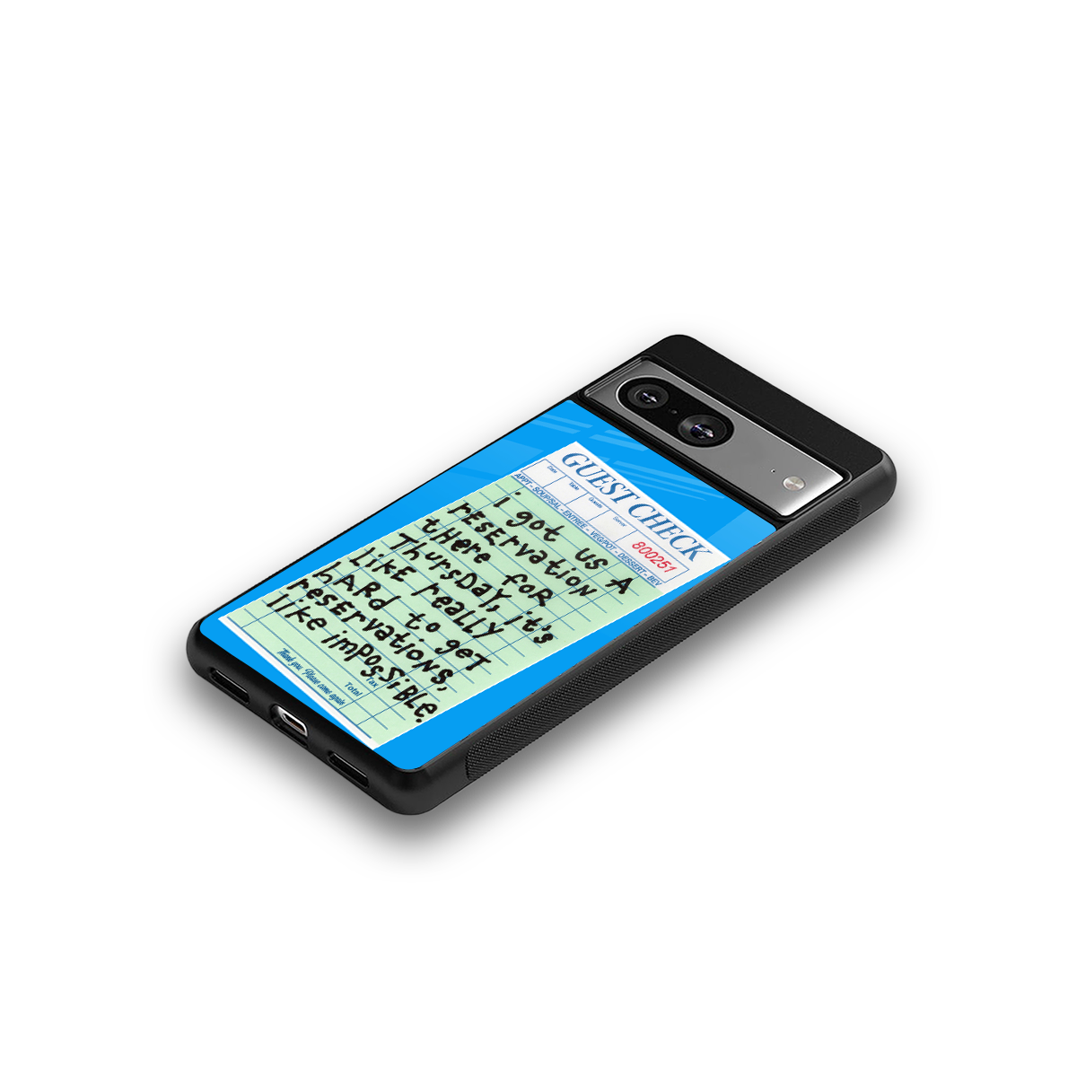 the reservation back phone cover | glass case for Google Pixel 8