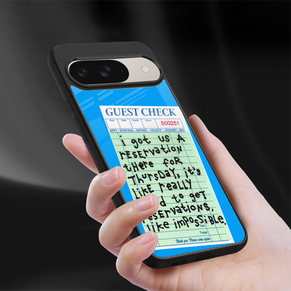 the reservation back phone cover | glass case for google pixel 9
