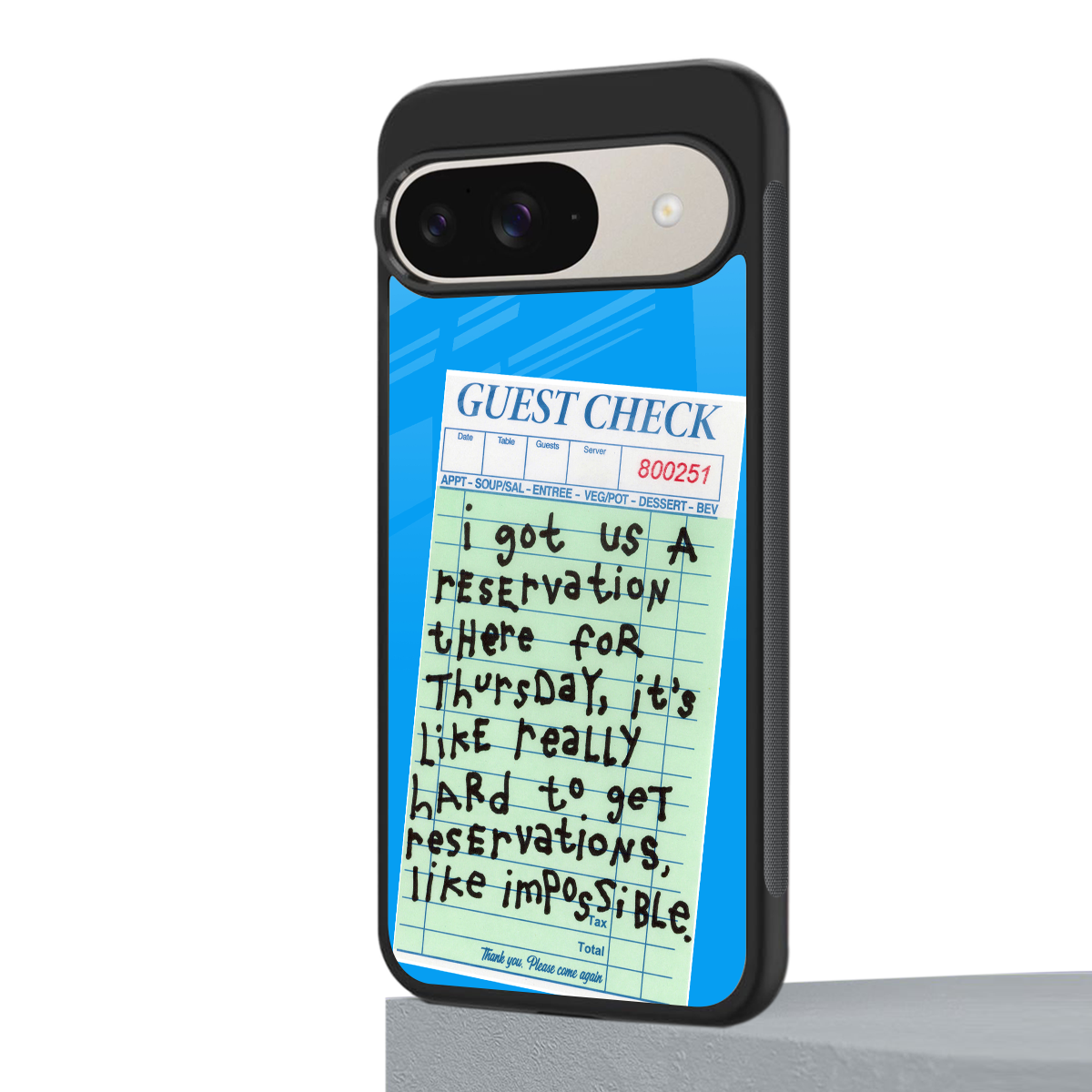 the reservation back phone cover | glass case for google pixel 9
