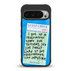 the reservation back phone cover | glass case for google pixel 9 pro