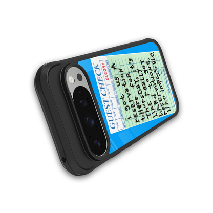 the reservation back phone cover | glass case for google pixel 9 pro