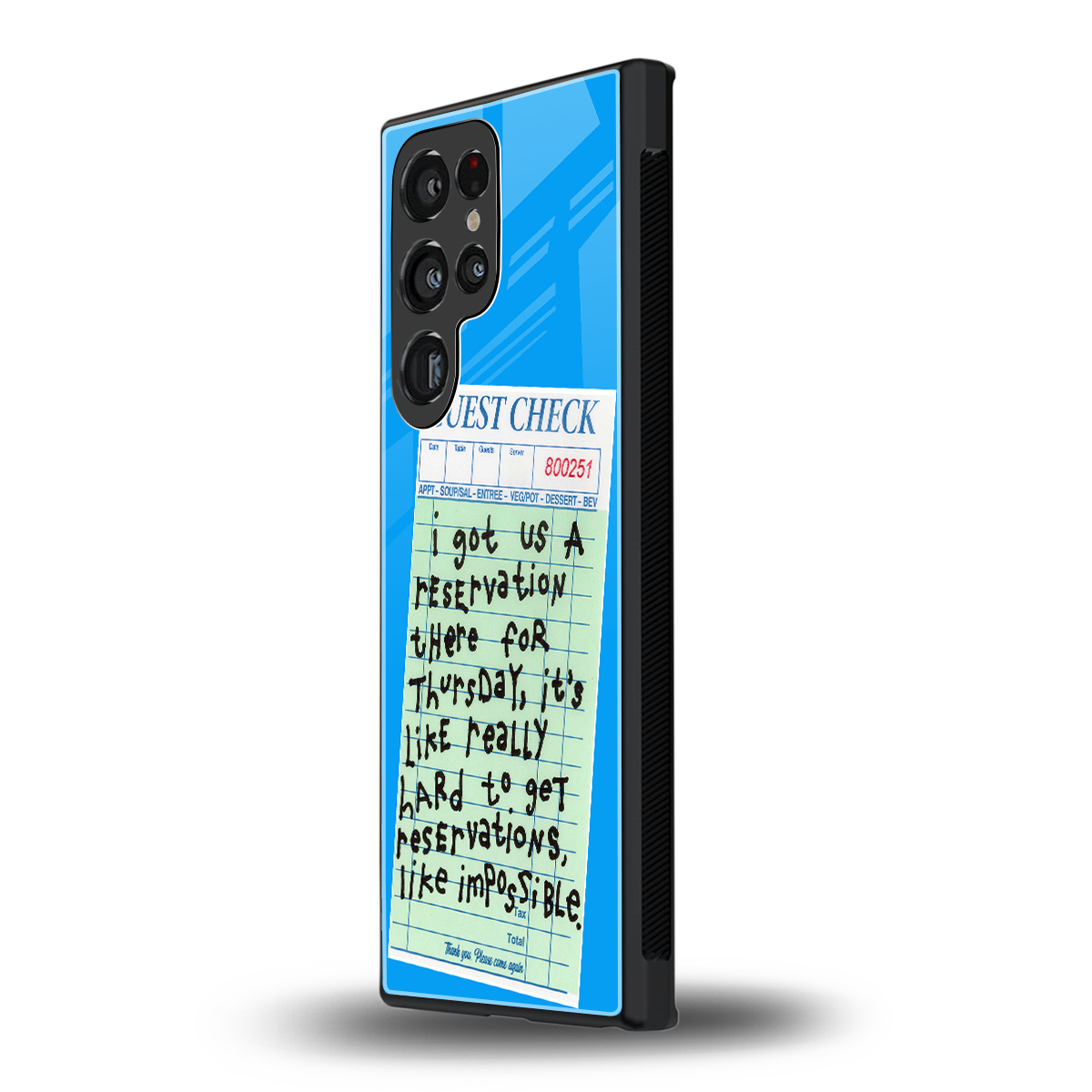 the reservation back phone cover | glass case for samsung galaxy s23 ultra