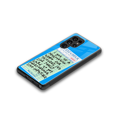 the reservation back phone cover | glass case for samsung galaxy s25 ultra