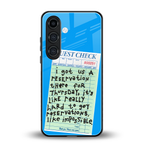 the reservation back phone cover | glass case for samsung galaxy s24 fe