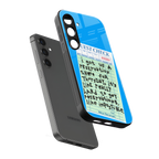 the reservation back phone cover | glass case for samsung galaxy s25 plus