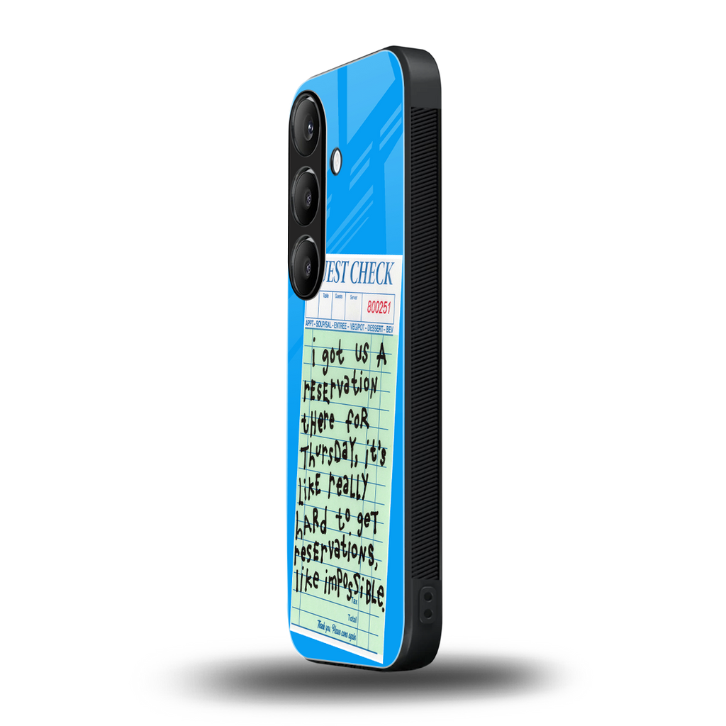 the reservation back phone cover | glass case for samsung galaxy s24