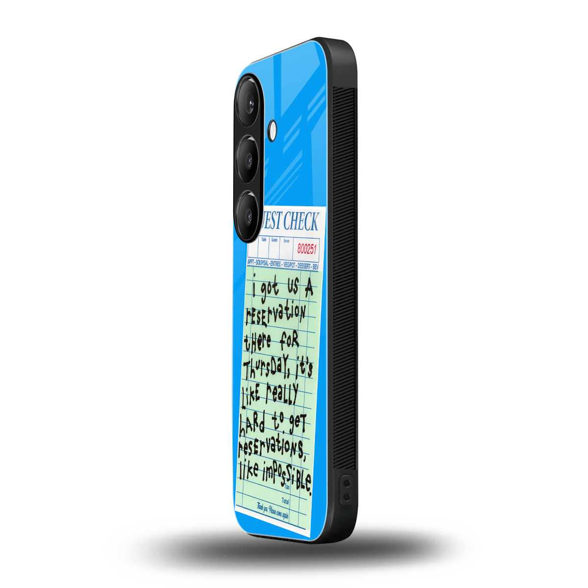 the reservation back phone cover | glass case for samsung galaxy s24 plus