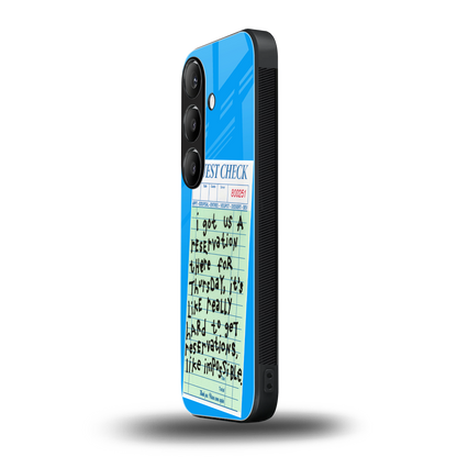 the reservation back phone cover | glass case for samsung galaxy s23