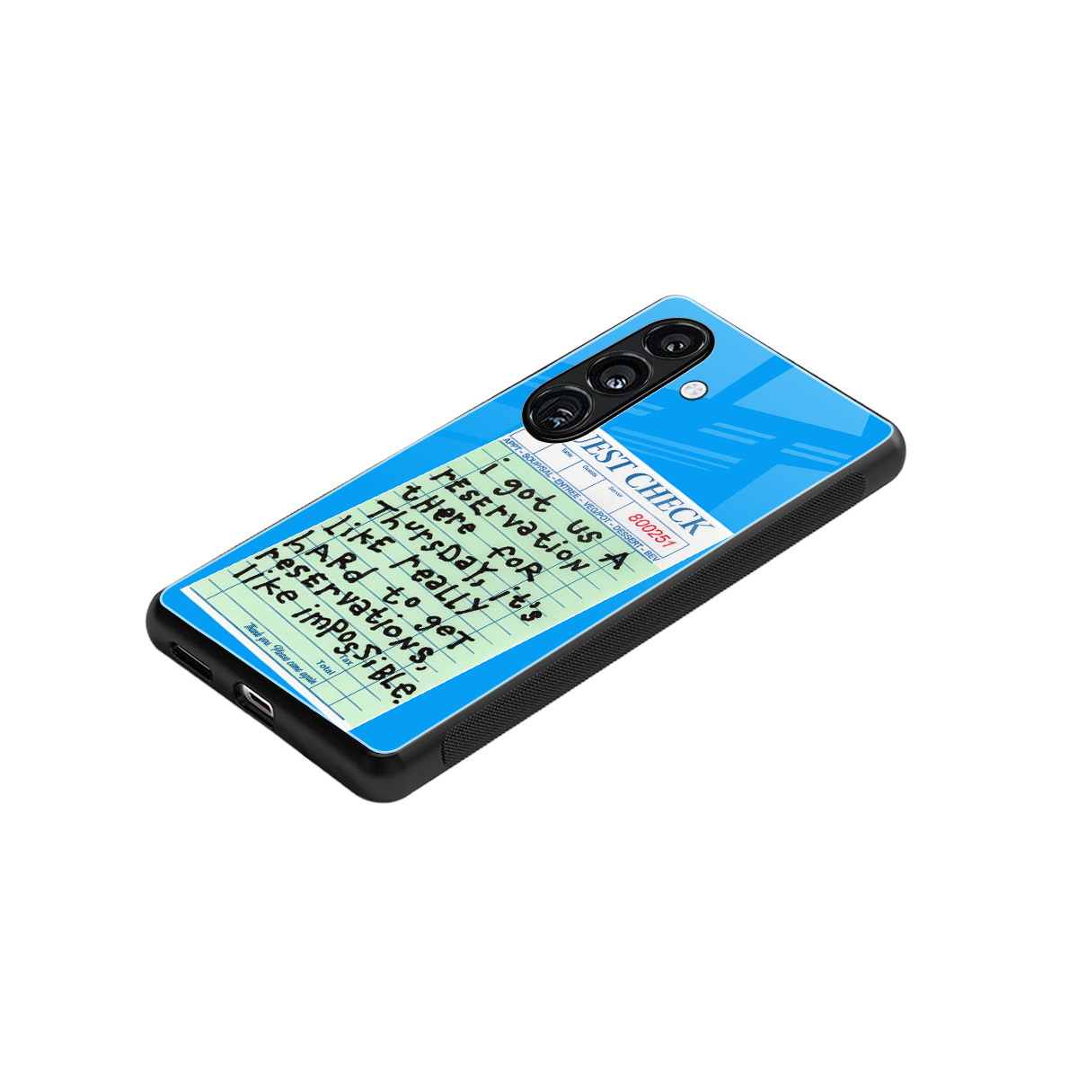 the reservation back phone cover | glass case for samsung galaxy s24 plus