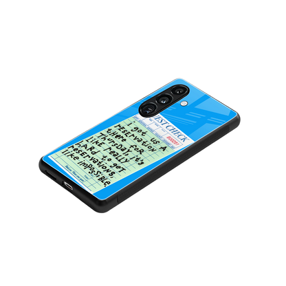 the reservation back phone cover | glass case for samsung galaxy s24 plus