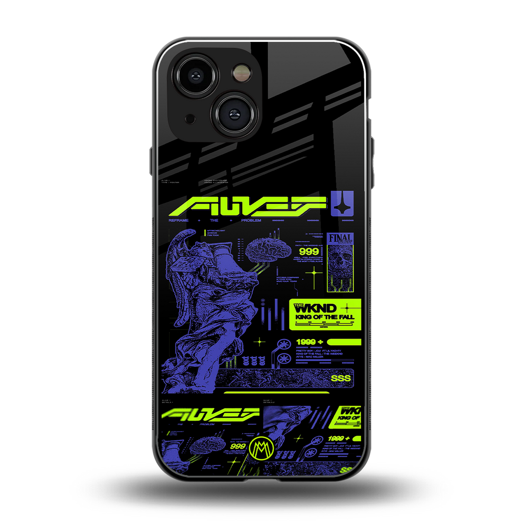 the weeknd back phone cover | glass case for iphone 13 mini