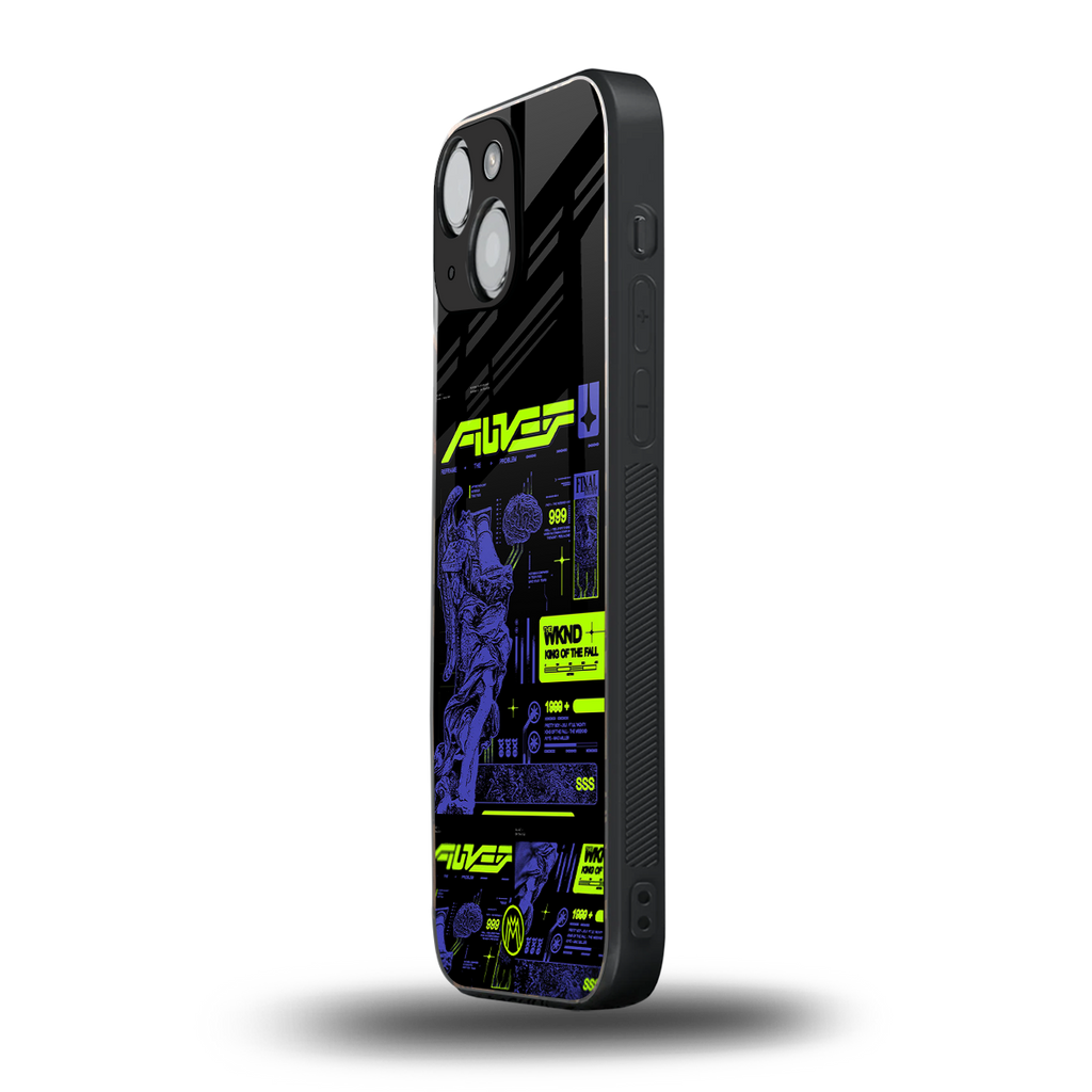 the weeknd back phone cover | glass case for iphone 13 mini