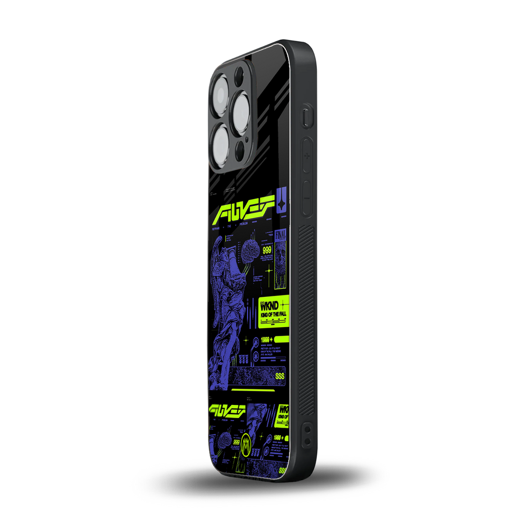 the weeknd back phone cover | glass case for iphone 13 pro