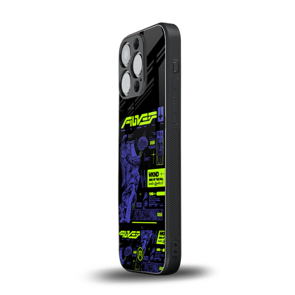 the weeknd back phone cover | glass case for iphone 15 pro