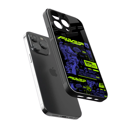 the weeknd back phone cover | glass case for iphone 15 pro