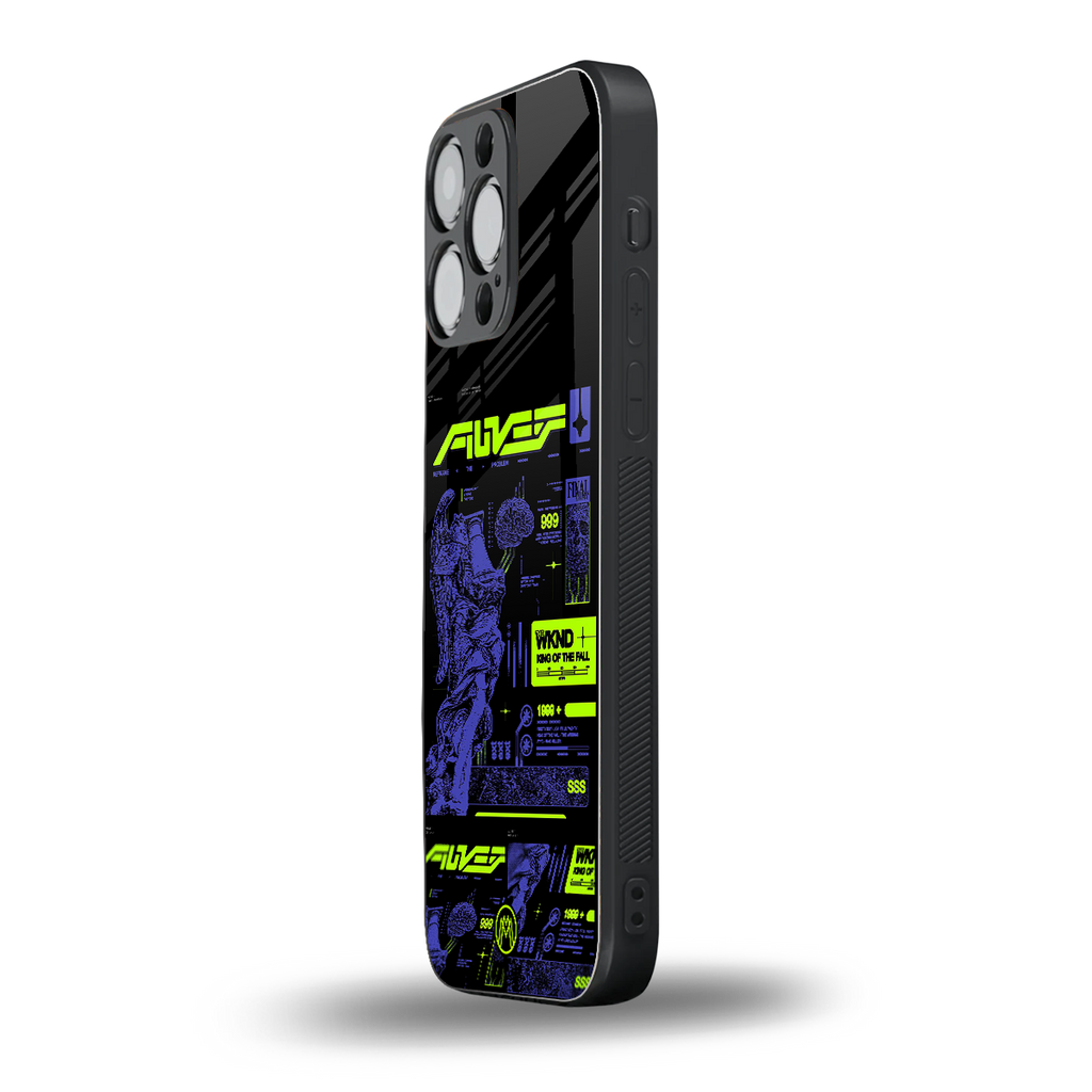 the weeknd back phone cover | glass case for iphone 16 pro max
