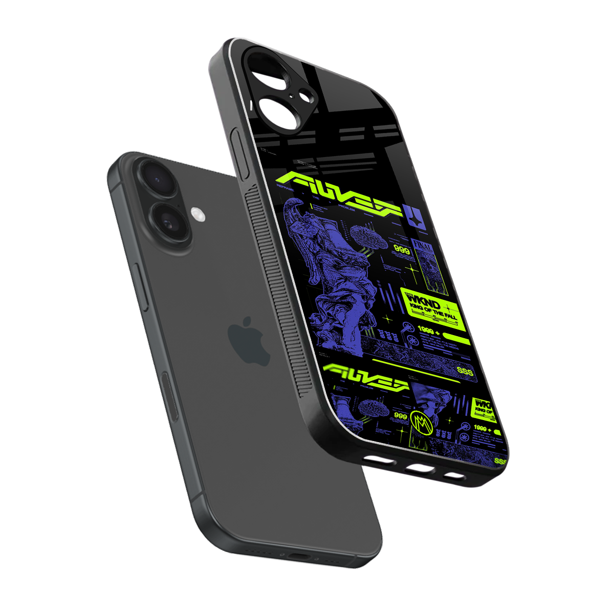 the weeknd back phone cover | glass case for iphone 16