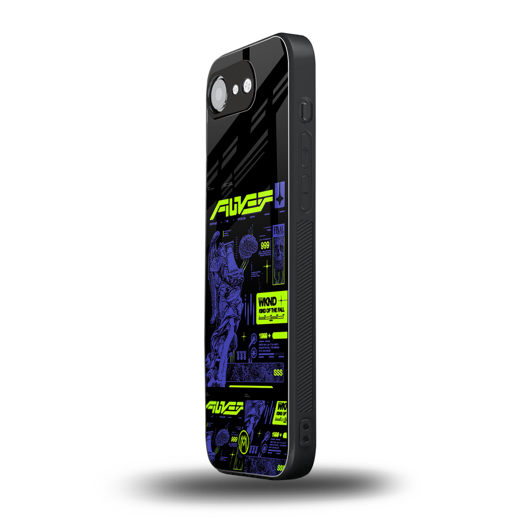 the weeknd back phone cover | glass case for iphone 16e