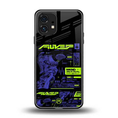 the weeknd back phone cover | glass case for nothing phone 1