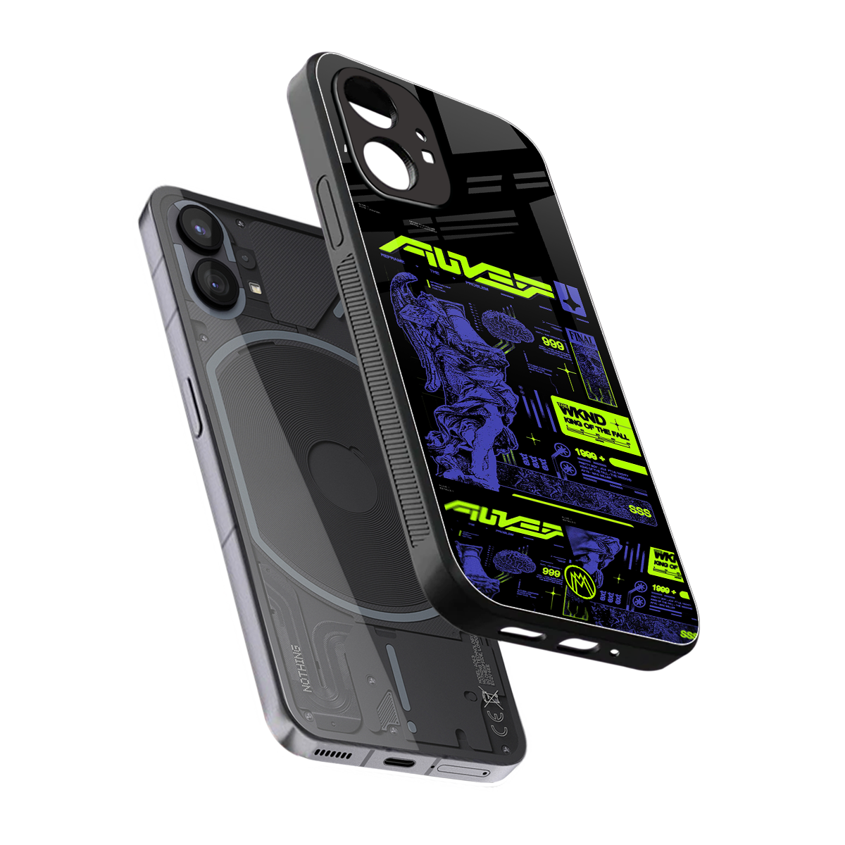 the weeknd back phone cover | glass case for nothing phone 1