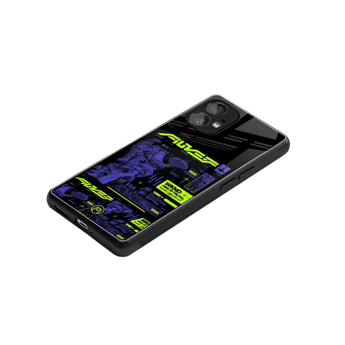the weeknd back phone cover | glass case for nothing phone 1