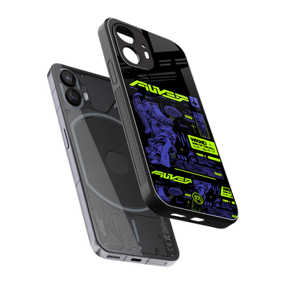 the weeknd back phone cover | glass case for nothing phone 2