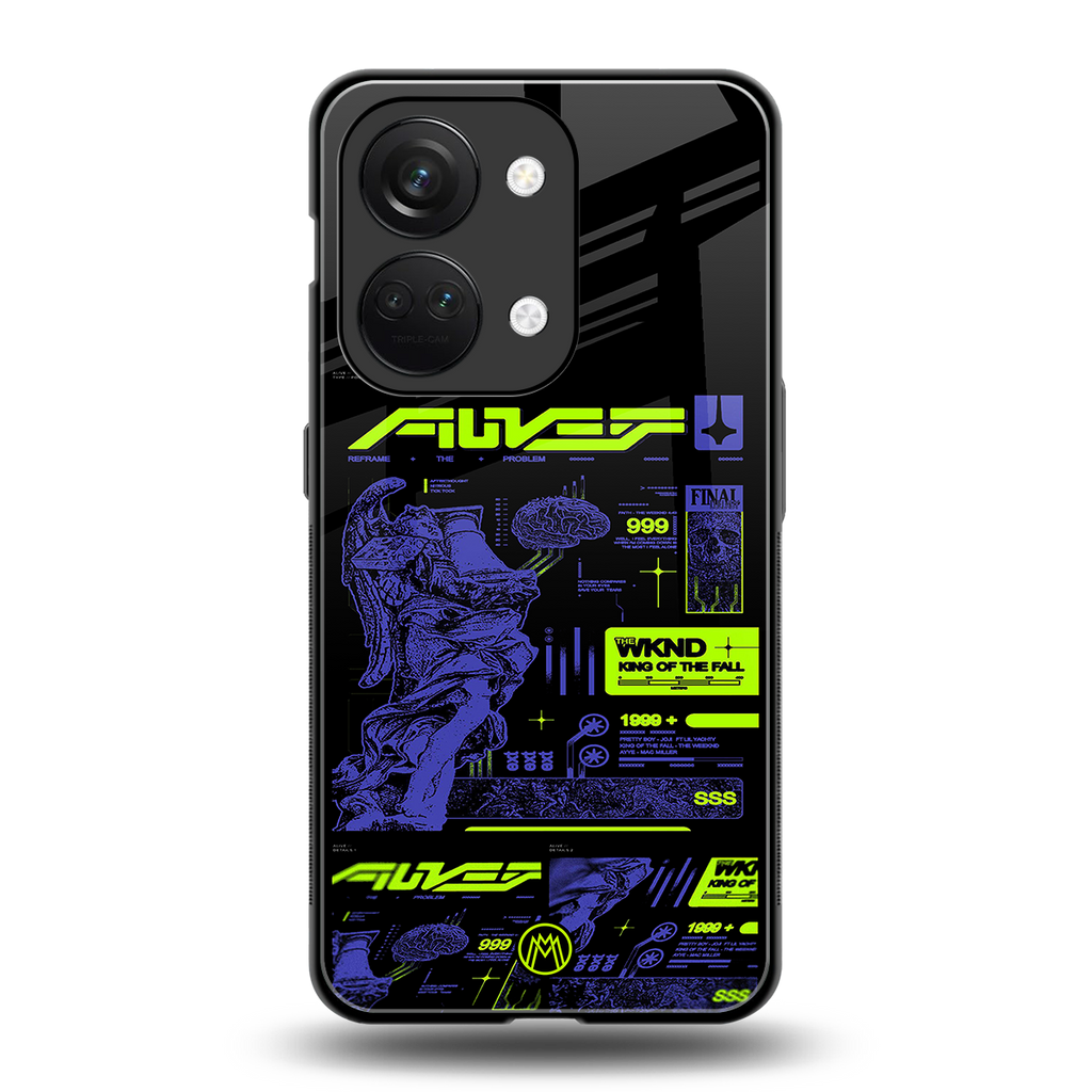 the weeknd back phone cover | glass case for oneplus nord 3