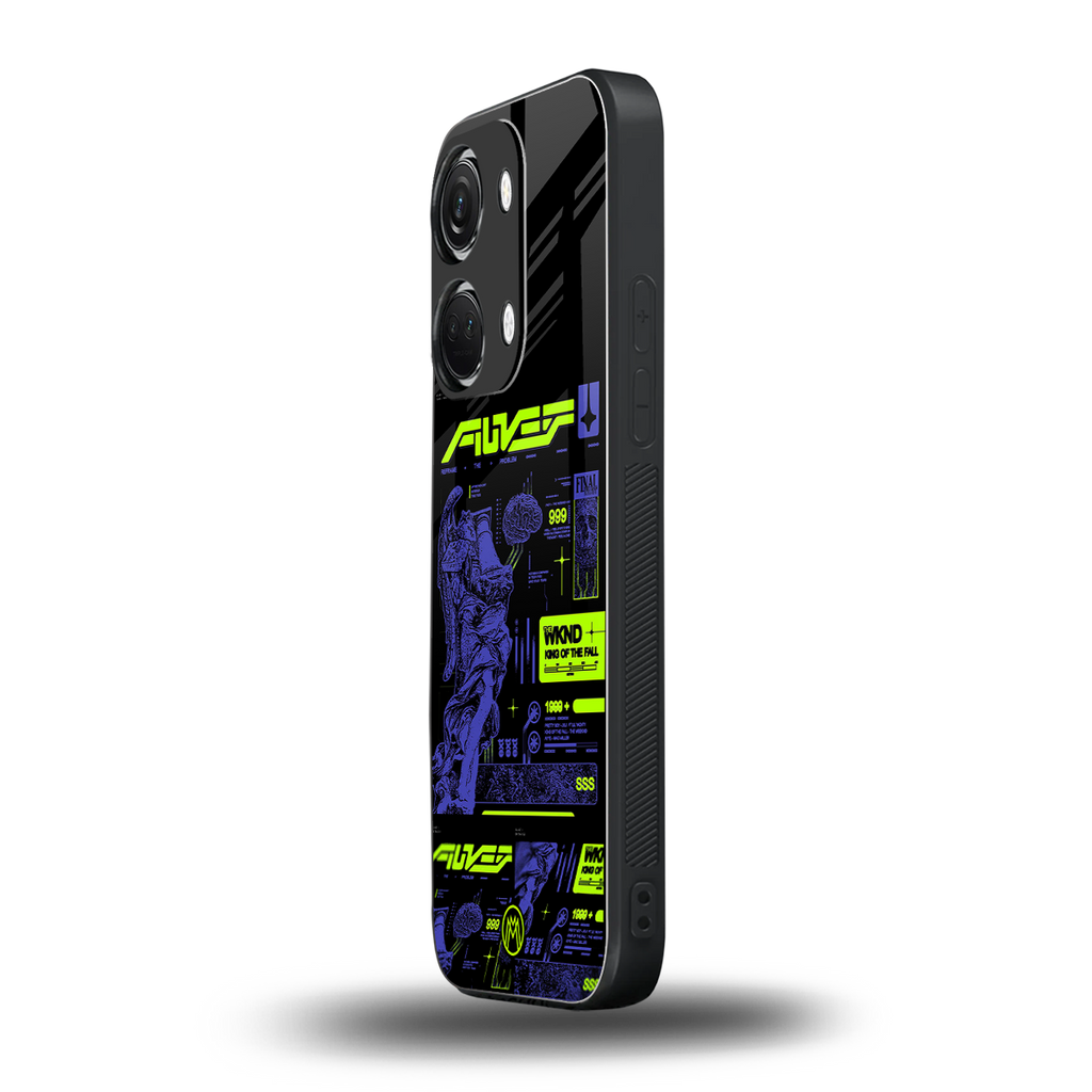 the weeknd back phone cover | glass case for oneplus nord 3
