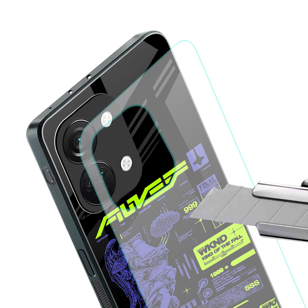 the weeknd back phone cover | glass case for oneplus nord 3