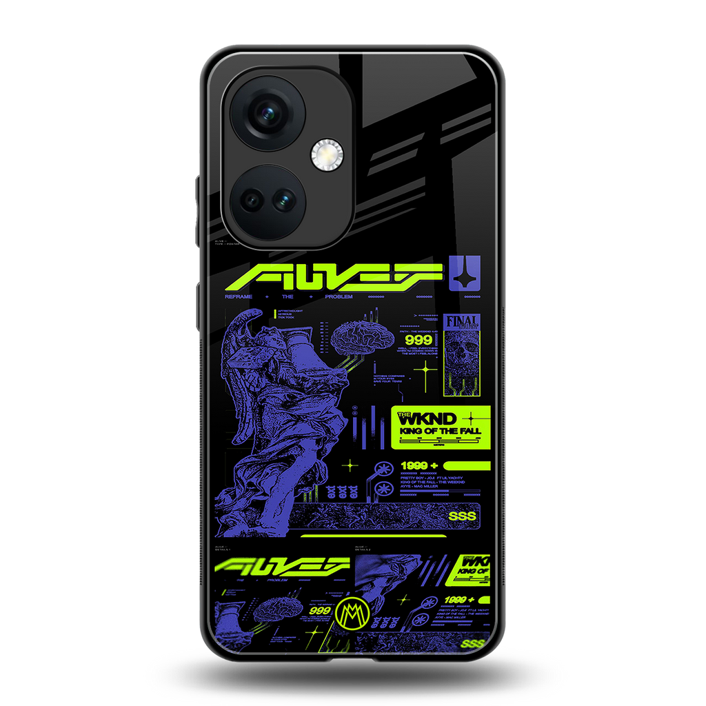 the weeknd back phone cover | glass case for oneplus nord ce 3
