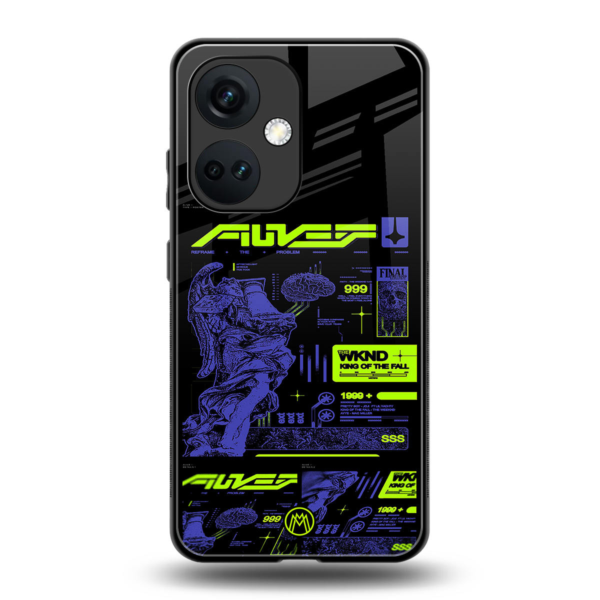 the weeknd back phone cover | glass case for oneplus nord ce 3